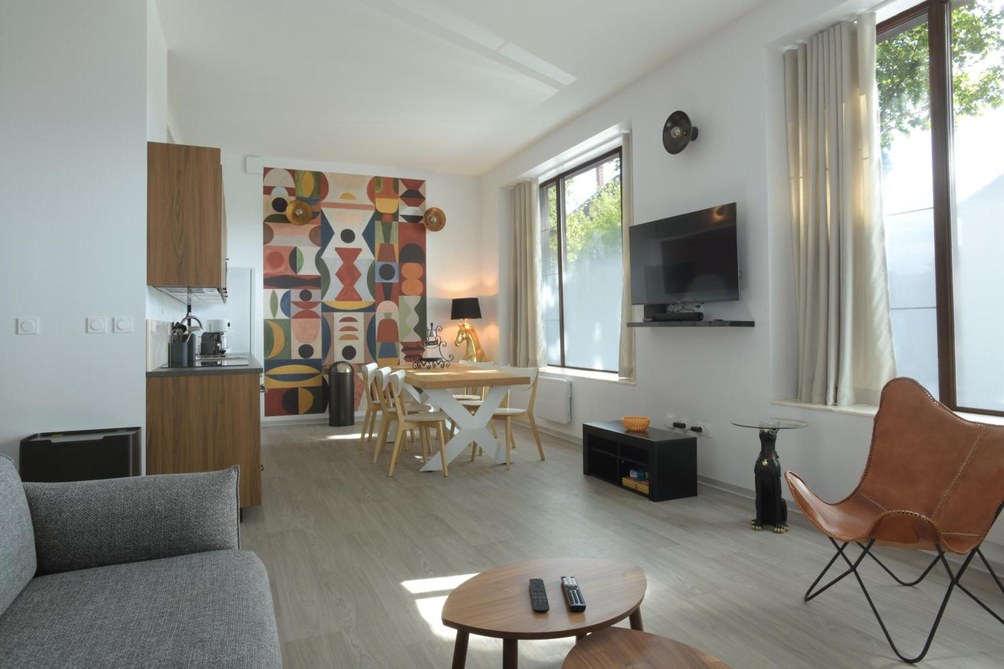 Au Cheval Blanc - Appartement Familial 6P Parking Prive Proche Colmar Centre Dış mekan fotoğraf